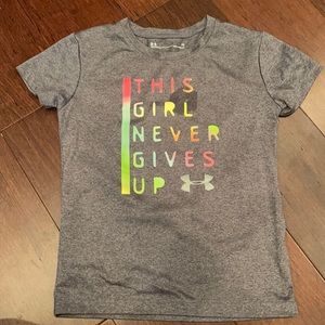 Girls size 6x Under Armour tee